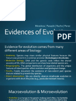 [BIO REPORT] Evidences of Evolution