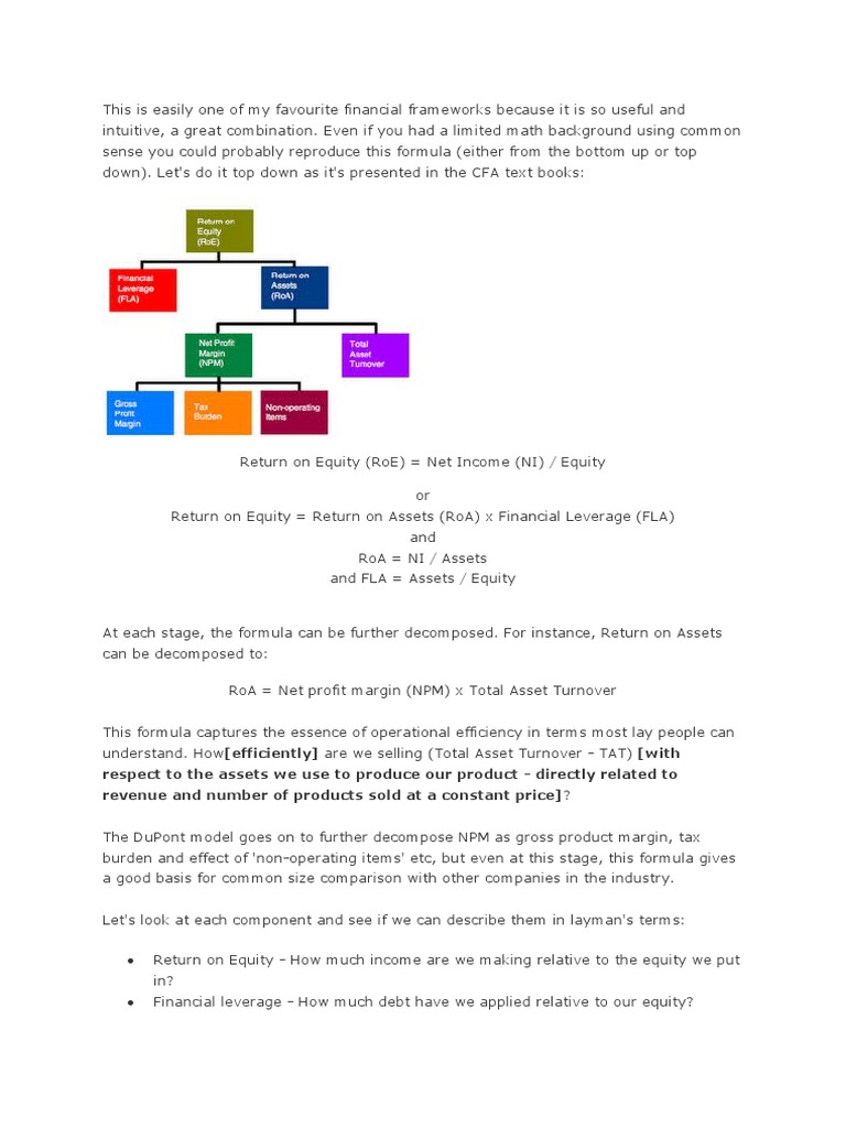 Understanding DuPont Analysis Basics | PDF | Revenue | Government Finances