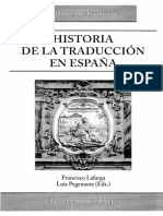 Historia de La Traducción en España