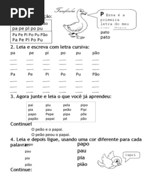Atividades Da Silaba Siimples Pdf