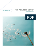 Actix Mini Activation Server Admin Guide