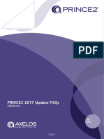 PRINCE2 2017 Update FAQs
