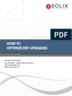 How To Optimize ERP Upgrades