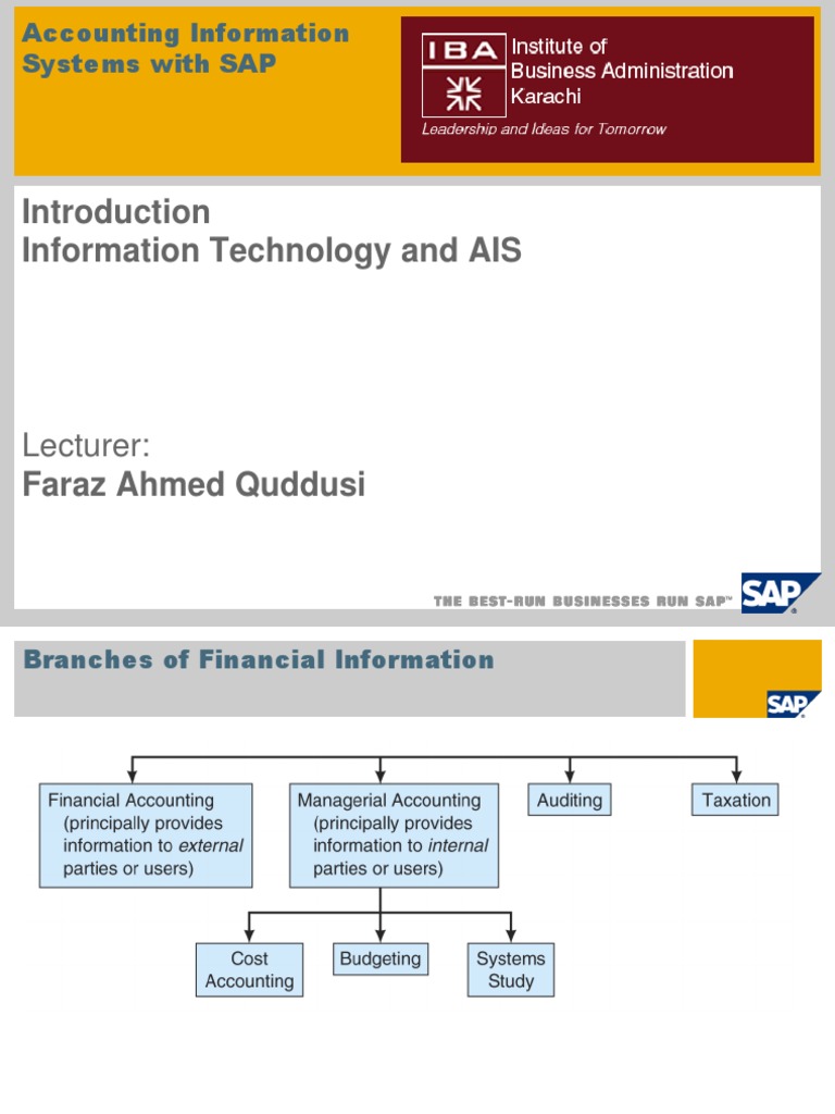 Role of AIS | PDF | Value Chain | Accounting