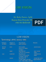 Low Vision: Dr. Beby Parwis, SPM Bagian Ilmu Penyakit Mata Fkusu/Rsham