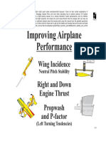 Improving Airplane Performance: Wing Incidence