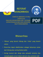 Referat Rhinorrhea