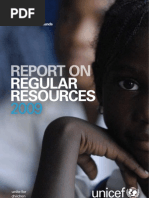 Download Report on Regular Resources 2009 by UNICEF SN37440438 doc pdf