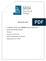 Buckling Test - Syed Matahir