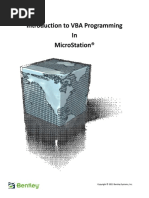 MicroStation VBA Grid Program