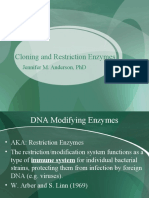 Cloning and Restriction Enzymes