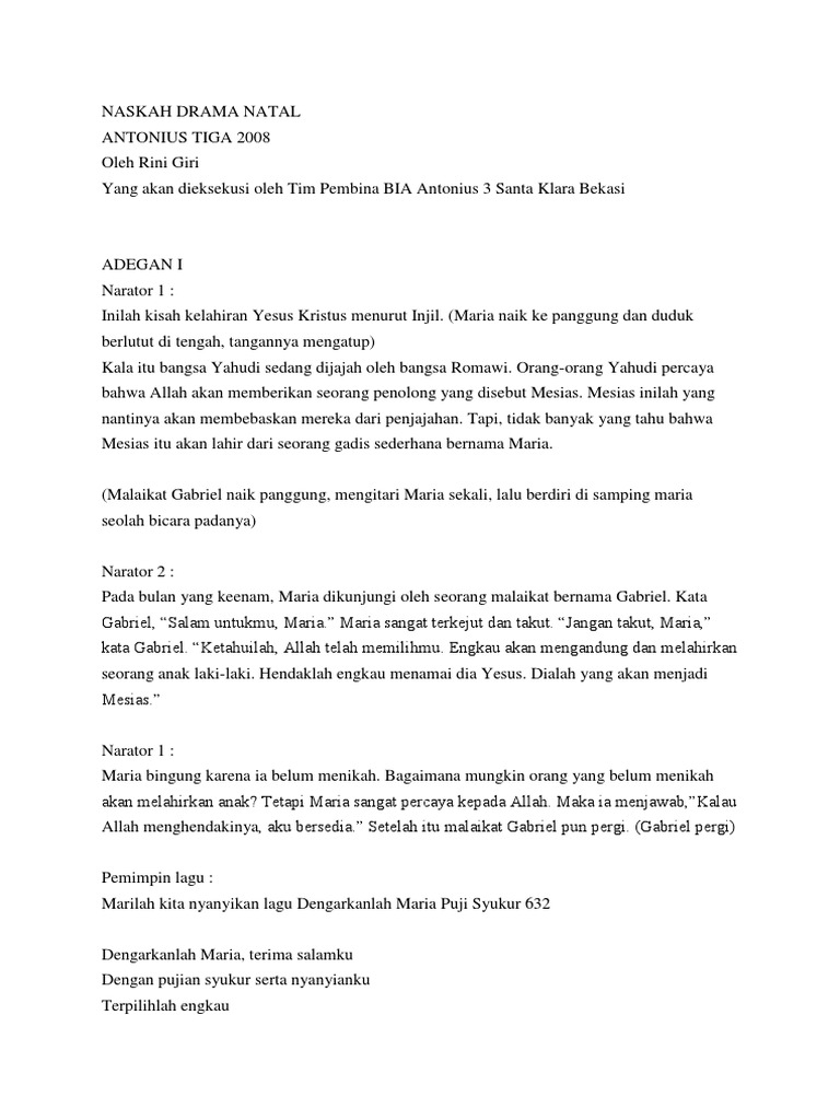 Naskah Kelahiran Tuhan Yesus Pendukung Ilmu