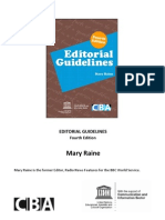 Editorial Guidlines CBA