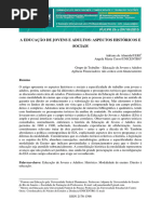 Eja - aspectos históricos e sociais