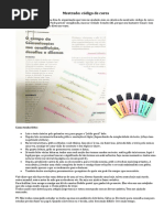 Dica de Marcação de Codigo de Cores - Faculdade