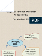 Pengantar Jaminan Mutu Dan Kendali Mutu