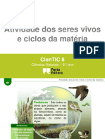 Atividade seres vivos ciclos matéria