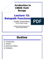 Introduction To Cmos Vlsi Design: Datapath Functional Units