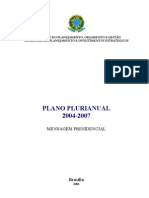 Plano Plurianual2004-2007