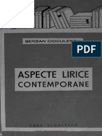 Aspecte Lirice Contemporane - Șerban Cioculescu PDF