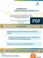 Indonesia'S Sdgs Voluntary National Review 2017