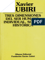 ZUBIRI, X. - Tres dimensiones del ser humano (1).pdf
