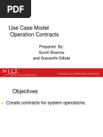 Operation Contracts