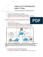 CCNA Exploration 3 LAN Switching and Wireless - Chapter 4 Exam