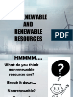 nonrenwable and renewable resources ppt