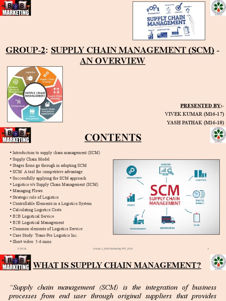 B2B Supply Chain Management Overview | PDF | Logistics | Supply Chain