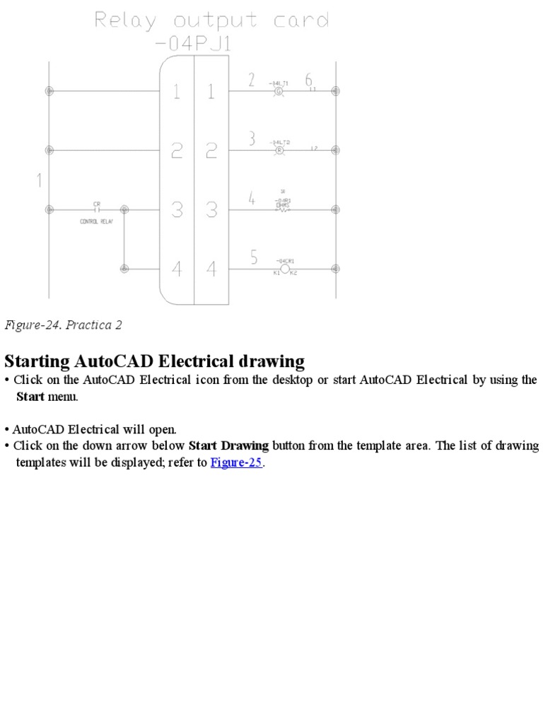 Starting AutoCAD Electrical Drawings | PDF