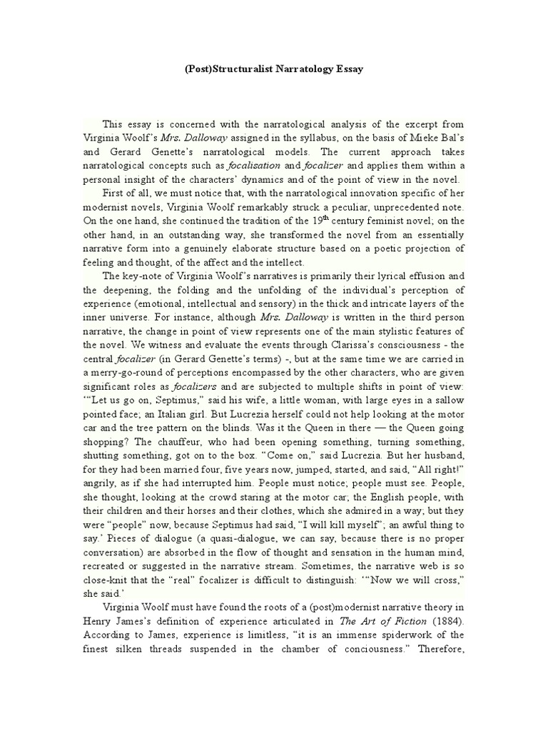 Post structuralism examples in literature image