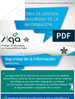 Sgsi - Sistema de Gestion de Seguridad de La Informacion