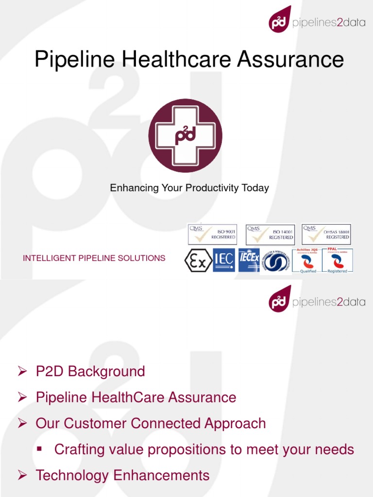 Pipeline Healthcare Assurance Enhancing Your Productivity Today PDF
