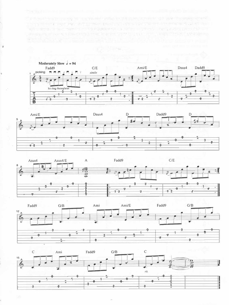 Acoustic Guitar 1 | PDF