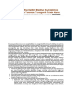 Rekayasa Genetika Bakteri Bacillus Thuringiensis Dalam Perakitan Tanaman Transgenik Tahan