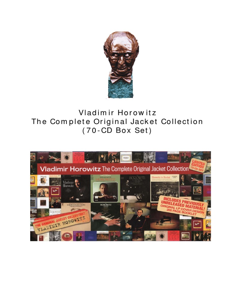 Horowitz: Complete Jacket Collection | PDF | Tempo | Frédéric Chopin