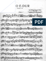 Ph.E.bach Trio E-dur Flöte 1