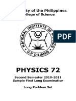 Physics 72 Sample 1st LE PDF