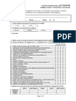 Cuestionario para Alumnos Sobre Clima y Violencia Escolar PDF