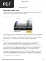 Concurso Copasa - Mg