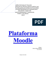 Análisis Critaco de Plataforma Moodle