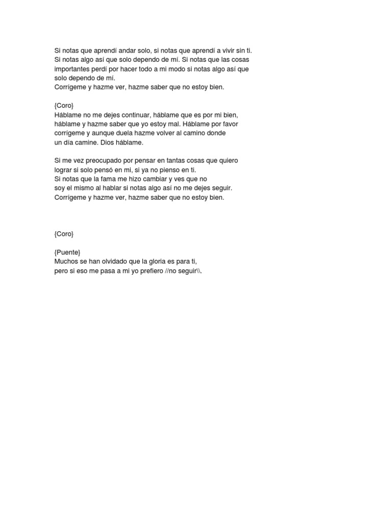 Si Notas Que Aprendí Andar Solo | PDF