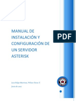 Manual de Instalacion y Configuracion de Un Servidor Asterisk
