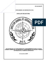 81 Circular Obligatoria CO AV-09.5 07 Que Establece Las Caracteristicas y Requerimientos para El Uso de Oxigeno A Bordo