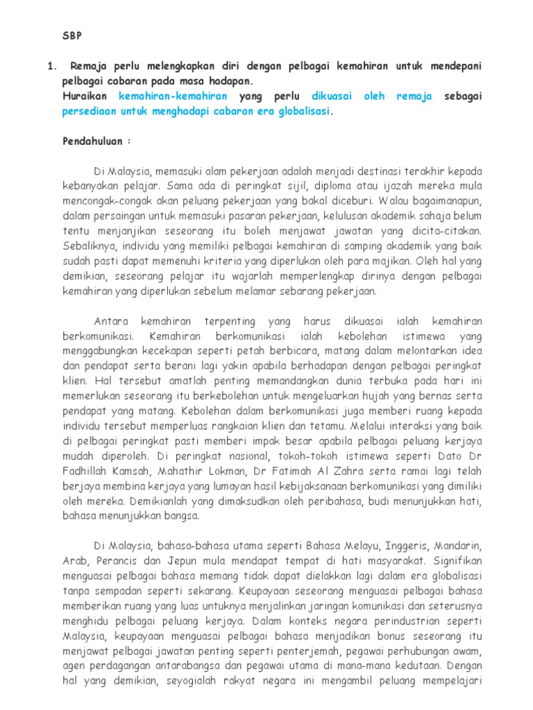 Sekolah Berasrama Penuh Pdf