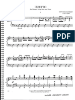 Bottesini - Duetto For Clarinet, String Bass & Piano (Ed. Martin) - Piano