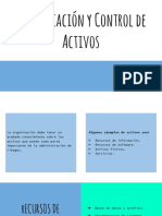 Clasificación de La Informacion y Control de Activos