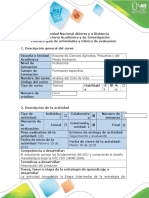 Guía de actividades y Rubrica de evaluación - Etapa 2 - Describir el producto