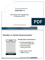 AVR Serial Port Programming in Assembly and C: Parallel vs. Serial Communication